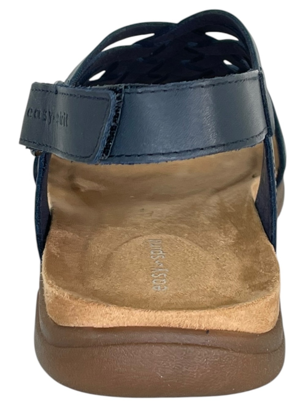 Easy Spirit Mar Dark Blue Leather Slingback Womens Sandals Size 9.5M - Picture 4 of 14